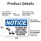 Signmission Please Do Not Feed The Ducks And Geese, 24 in W x Rectangle, Aluminum OS-2PACK-NS-A-1824-L-17379 - alternate 6